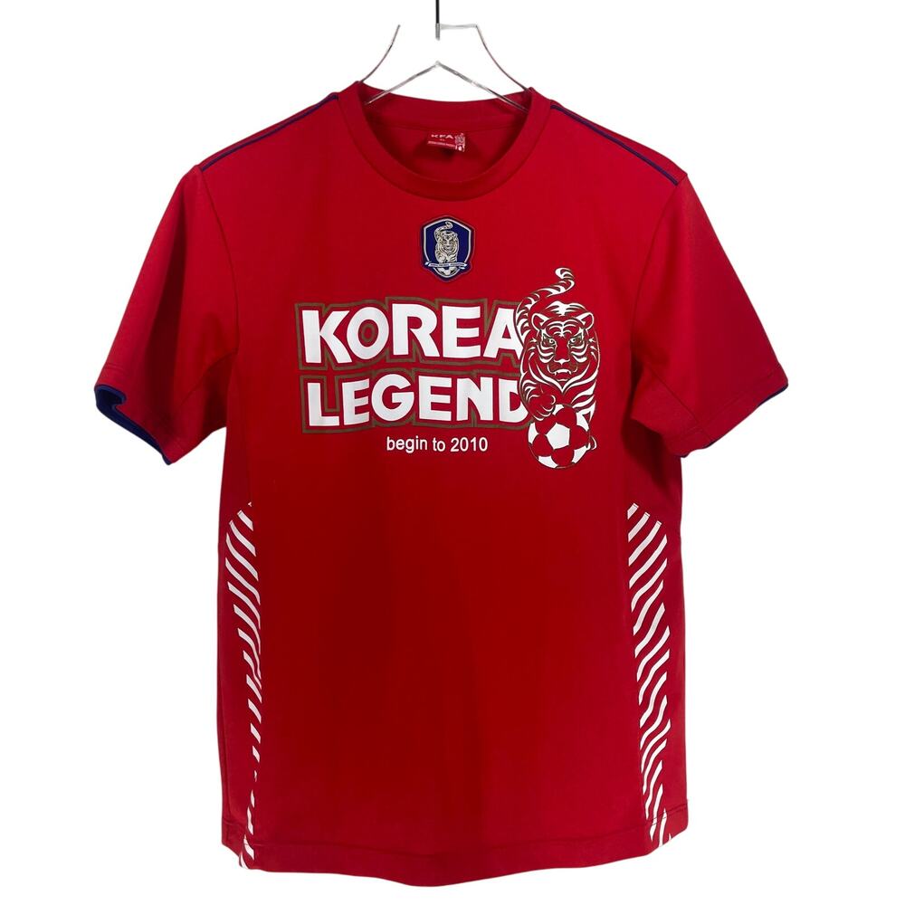 KFA Korea Legend Begin To 2010 Red Mens Soccer Jersey‎ Shirt Size M
